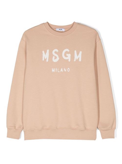 Felpa bambina girocollo MSGM KIDS | F4MSJUSW291015